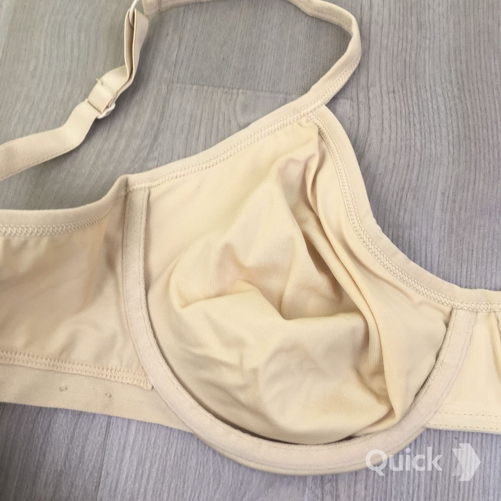 34D - Bundle of 2 pcs New Beige Soft Cup Underwire Bras - Picture 6 of 8